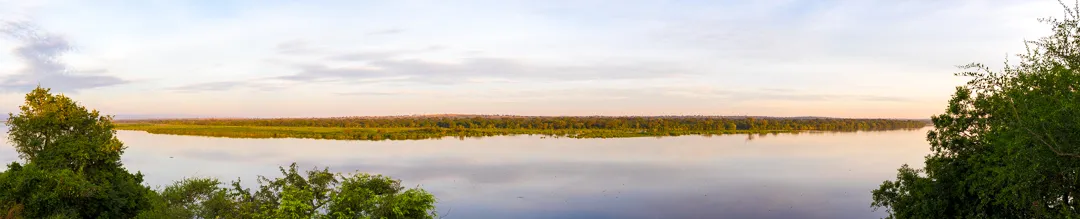 Vue sur la rivière